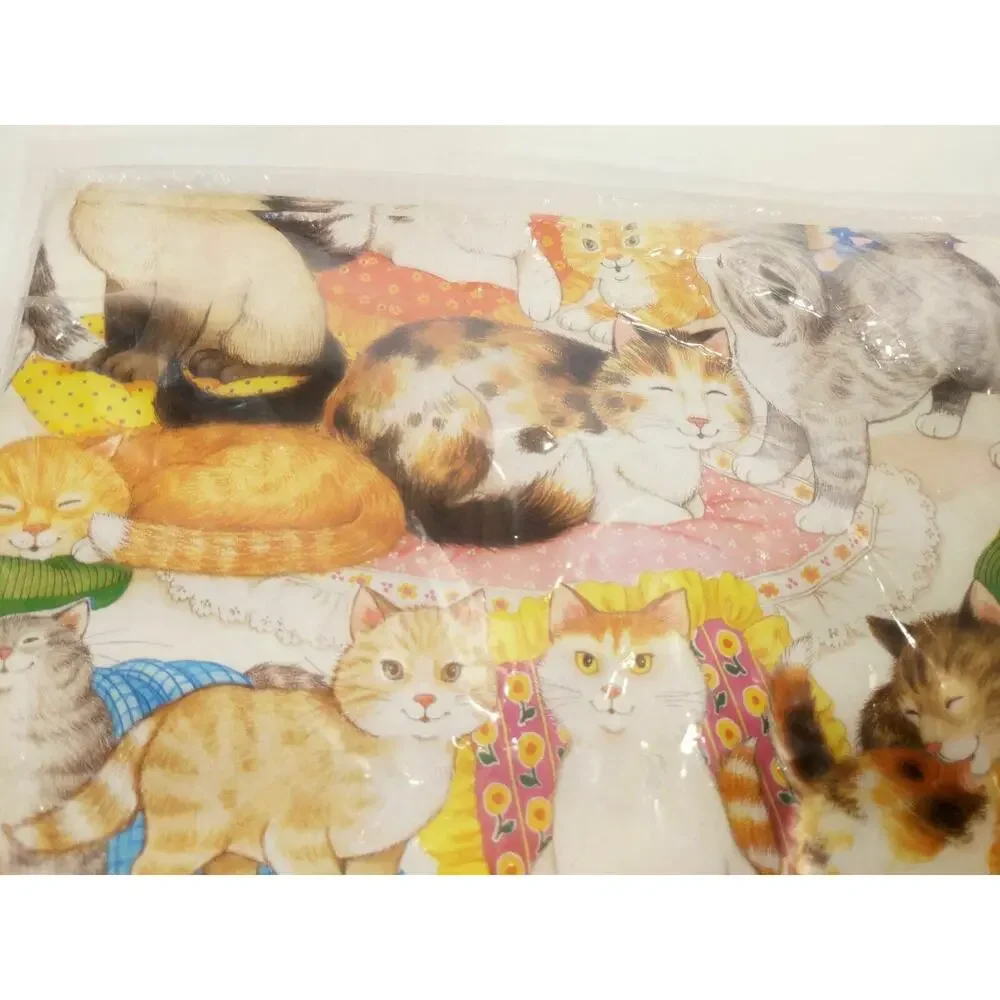 Vintage 1985 Current Playful Cats Gift Wrap‎ & Note Cards Kittens Pam Peltier